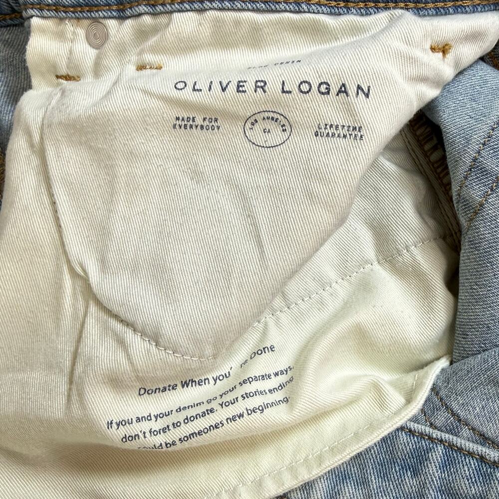Oliver Logan Madison Wide Leg Cargo Jeans Size 33 Sustainable Slouchy - Picture 11 of 16